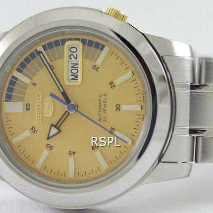 Orologio da uomo automatico Seiko 5 con 21 rubini SNKK29K1 SNKK29K