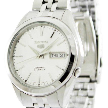 Orologio da uomo automatico Seiko 5 in acciaio inossidabile 21 rubini SNKL15 SNKL15K1 SNKL15K
