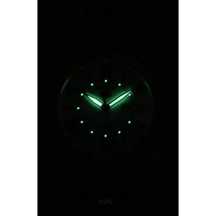 Orologio da uomo automatico Seiko 5 bicolore in acciaio inossidabile con quadrante argentato 21 gioielli SNKL36J1