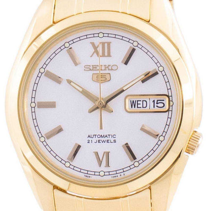 Orologio da uomo automatico Seiko 5 con quadrante bianco SNKL58 SNKL58K1 SNKL58K