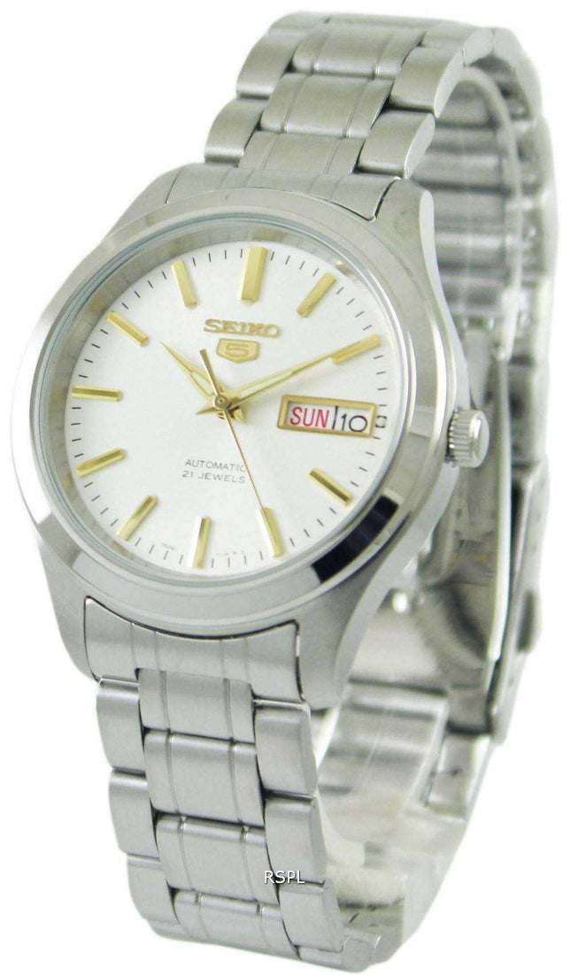 Orologio da uomo automatico Seiko 5 con 21 rubini SNKM43K1 SNKM43K