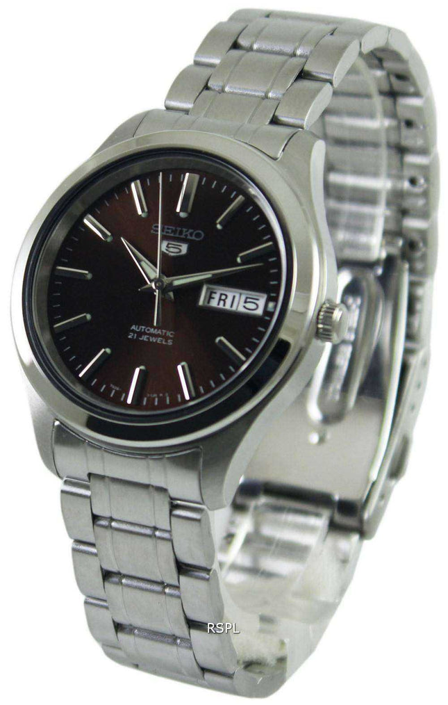 Orologio da uomo automatico Seiko 5 con 21 rubini SNKM45K1 SNKM45K