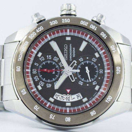 Orologio da uomo Seiko Chronograph Quartz Tachymeter SNN181 SNN181P1 SNN181P