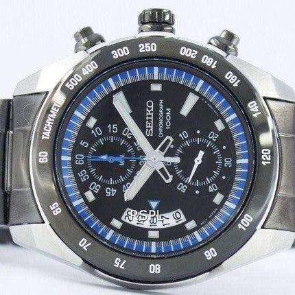 Orologio da uomo Seiko Chronograph Quartz Tachymeter SNN183 SNN183P1 SNN183P