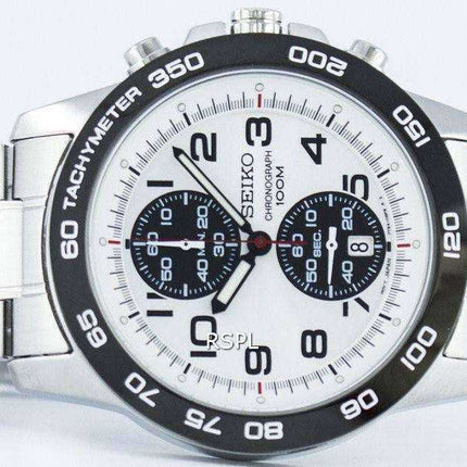 Orologio da uomo Seiko Chronograph Quartz Tachymeter SNN195 SNN195P1 SNN195P
