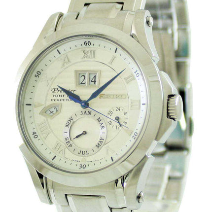 Orologio da uomo Seiko Premier Kinetic Perpetual SNP079 SNP079P1 SNP079P