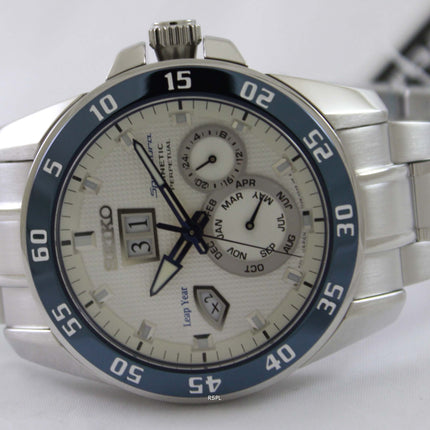 Orologio da uomo Seiko Sportura Kinetic Perpetual SNP085 SNP085P1 SNP085P