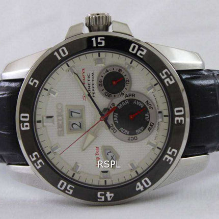Orologio da uomo Seiko Sportura Kinetic Perpetual SNP087 SNP087P1 SNP087P