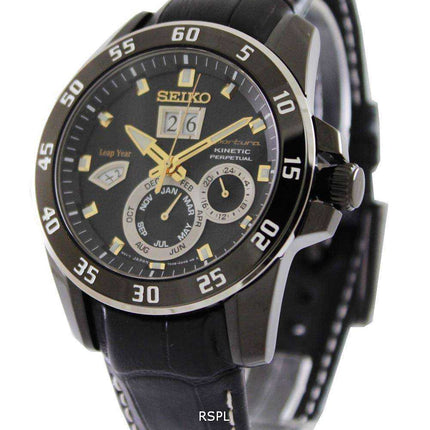 Orologio da uomo Seiko Sportura Kinetic Perpetual SNP089 SNP089P1 SNP089P