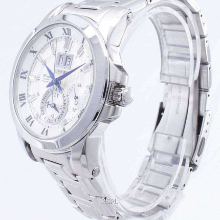 Orologio da uomo Seiko Premier Kinetic Perpetual SNP091 SNP091P1 SNP091P
