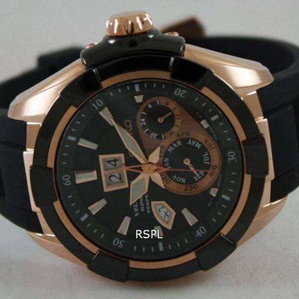 Orologio da uomo Seiko Velatura Kinetic Perpetual SNP104 SNP104P1 SNP104P