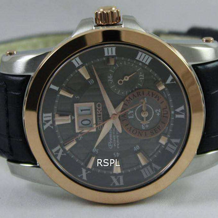 Orologio da uomo Seiko Premier Kinetic Perpetual Calendar SNP114P2