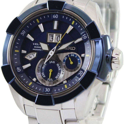 Orologio da uomo Seiko Velatura cinetico perpetuo SNP117 SNP117P1 SNP117P Orologio da uomo