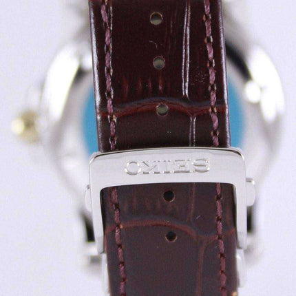 Orologio da uomo Seiko Premier Kinetic Perpetual SNP127 SNP127P1 SNP127P