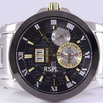 Orologio da uomo Seiko Premier Kinetic Perpetual SNP129 SNP129P1 SNP129P