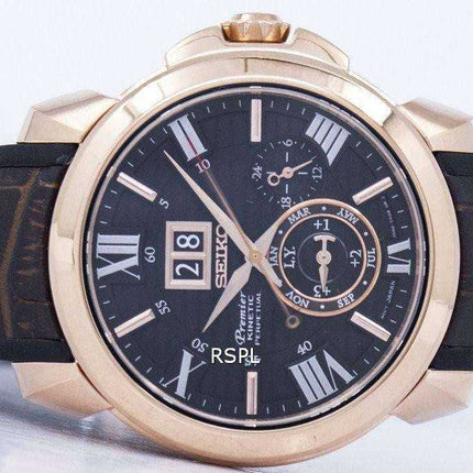 Seiko Premier Kinetic Perpetual Calendar SNP146 SNP146P1 SNP146P Orologio da uomo