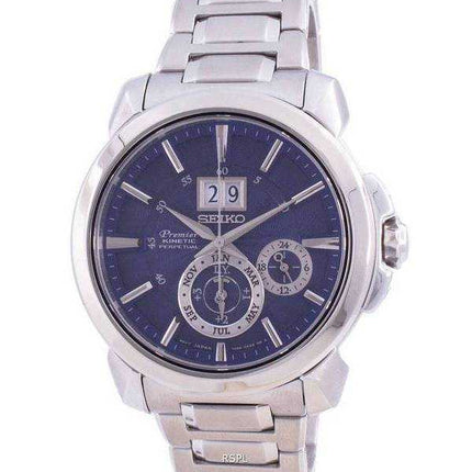 Orologio da uomo Seiko Premier Kinetic Perpetual SNP161 SNP161P1 SNP161P 100M