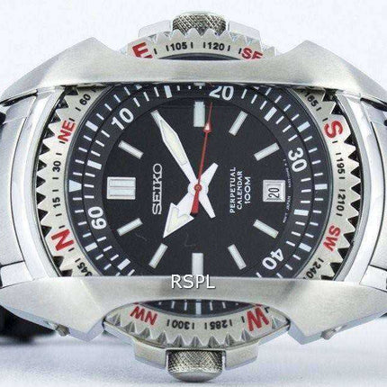 Seiko Quartz Perpetual Calendar SNQ091 SNQ091P1 SNQ091P Orologio da uomo