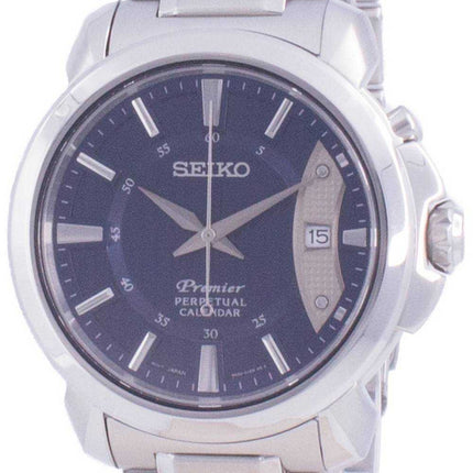 Orologio da uomo Seiko Premier con calendario perpetuo SNQ157 SNQ157P1 SNQ157P 100M