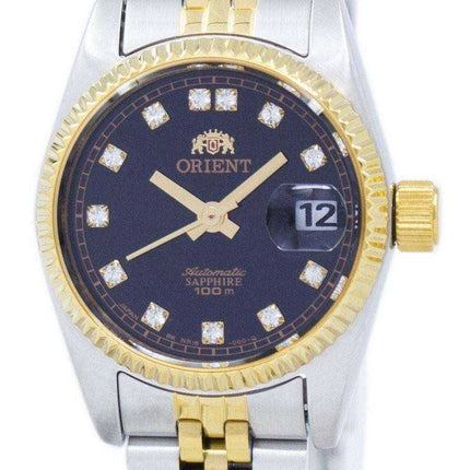 Orient Orologio da donna giapponese realizzato in oro con diamante accento SNR16002B