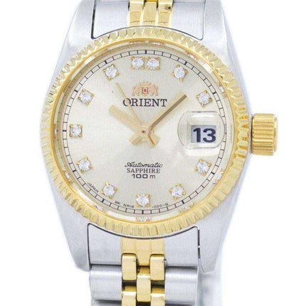 Orient Orologio da donna giapponese realizzato in accento di diamanti, modello SNR16002C