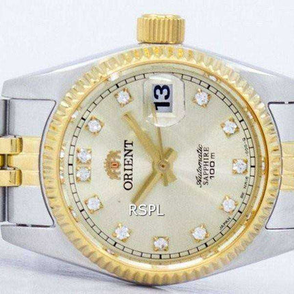 Orient Orologio da donna giapponese realizzato in accento di diamanti, modello SNR16002C
