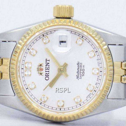 Orient Oyster Automatic Diamond Accent Japan Made SNR16002W Orologio da donna