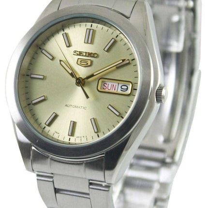 Orologio da uomo Seiko 5 con quadrante champagne automatico SNX995 SNX995K1 SNX995K