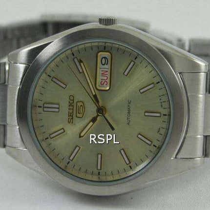 Orologio da uomo Seiko 5 con quadrante champagne automatico SNX995 SNX995K1 SNX995K
