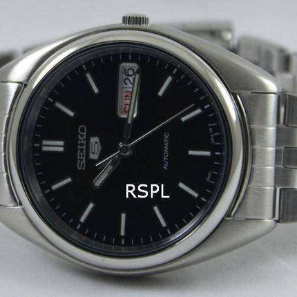 Orologio da uomo con quadrante nero automatico Seiko 5 SNXA13 SNXA13K1 SNXA13K