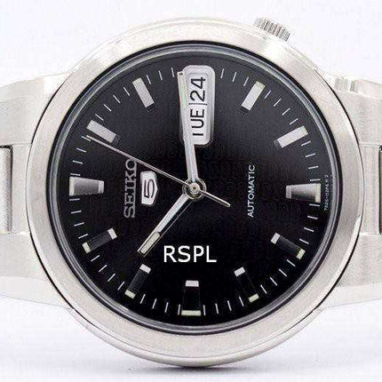 Orologio da uomo con quadrante nero automatico Seiko 5 SNXE91 SNXE91K1 SNXE91K