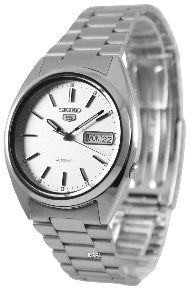Orologio da uomo Seiko 5 Automatic Silver Dial SNXF01K1 SNXF01K