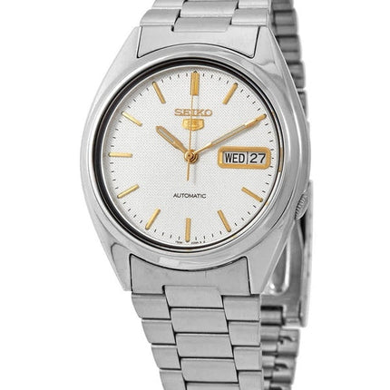 Orologio da uomo Seiko 5 automatico 21 gioielli SNXG47 SNXG47K1 SNXG47K ricondizionato