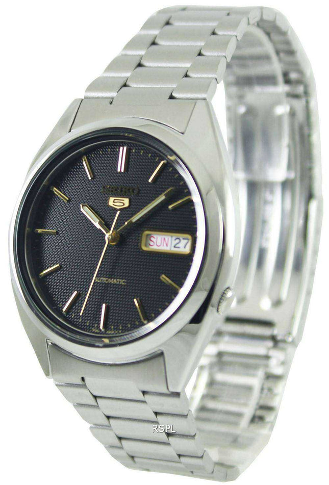 Orologio da uomo Seiko 5 Automatic Black Dial SNXG53K1 SNXG53K