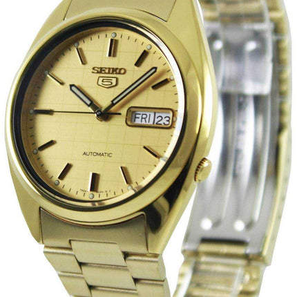 Orologio da uomo Seiko 5 Automatic Gold Dial SNXL72K1 SNXL72K