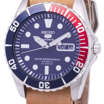 Seiko 5 Sports SNZF15K1-LS18 Orologio da uomo automatico cinturino in pelle marrone