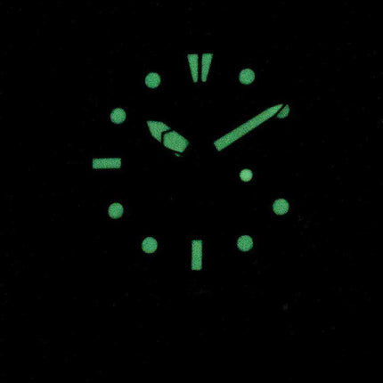 Orologio da uomo con quadrante automatico sportivo Seiko 5 in pelle nera SNZF15K1-LS6