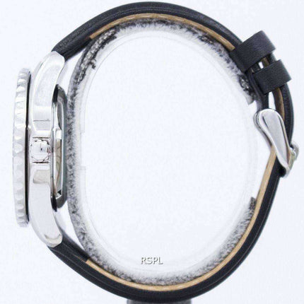 Orologio da uomo automatico Seiko 5 con cinturino e quadrante nero 23 SNZF17J1-LS10 Orologio da uomo
