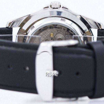 Orologio da uomo automatico Seiko 5 con cinturino e quadrante nero 23 SNZF17J1-LS10 Orologio da uomo