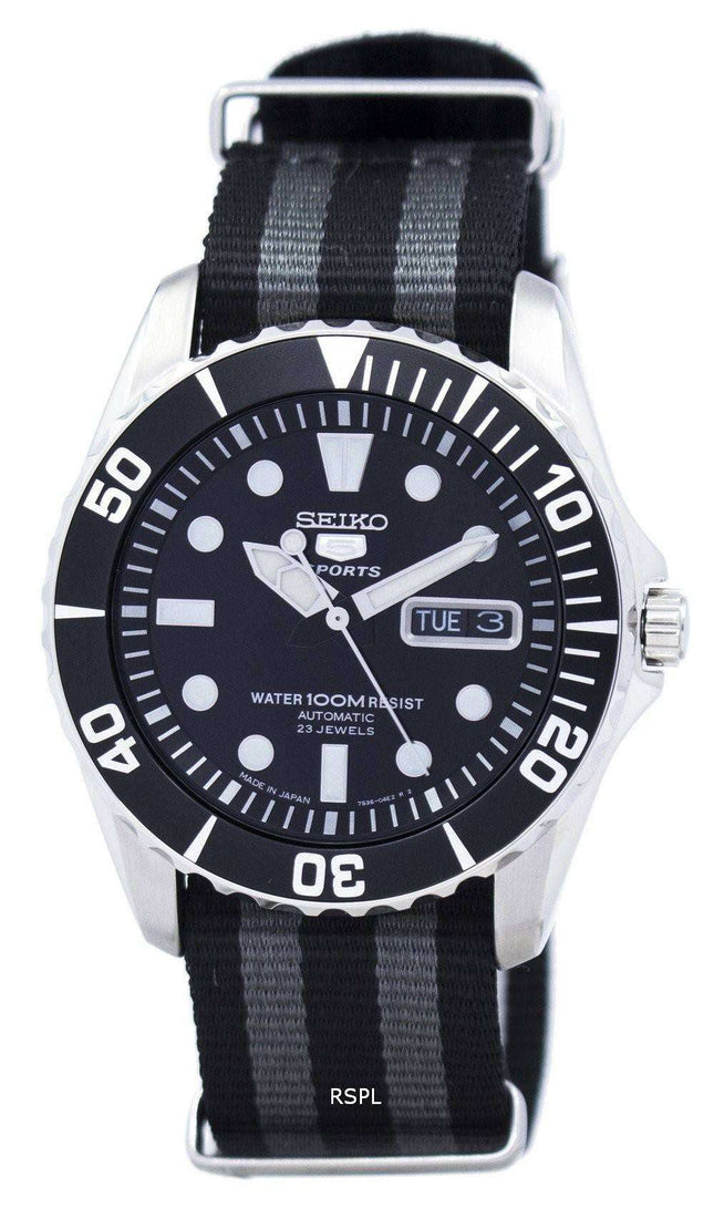 Seiko 5 Sports Automatic 23 Jewels NATO Strap SNZF17J1-NATO1 Orologio da uomo