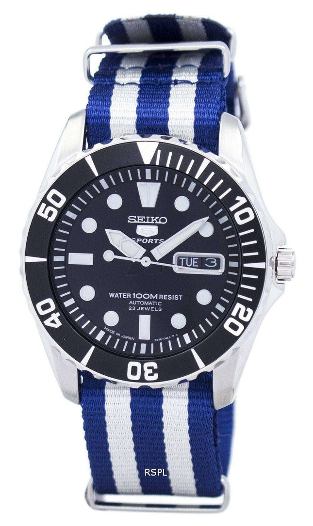 Seiko 5 Sports Automatic 23 Jewels NATO Strap SNZF17J1-NATO2 Orologio da uomo