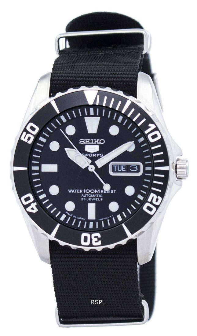 Seiko 5 Sports Automatic 23 Jewels NATO Strap SNZF17J1-NATO4 Orologio da uomo