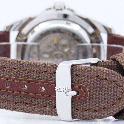 Orologio da uomo automatico Seiko 5 con cinturino in tela 23 SNZF17J1-NS1