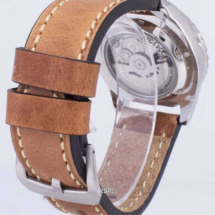Seiko 5 Sports SNZF17K1-LS17 Orologio da uomo automatico cinturino in pelle marrone