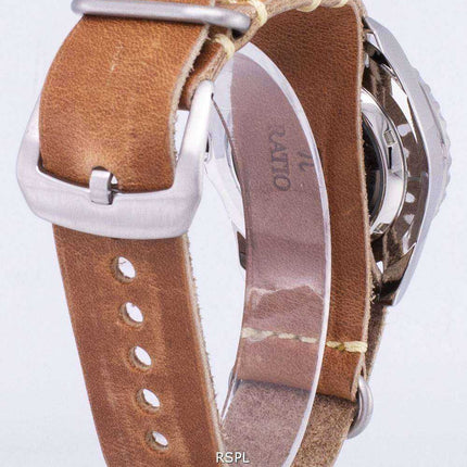 Seiko 5 Sports SNZF17K1-LS18 Orologio da uomo automatico cinturino in pelle marrone