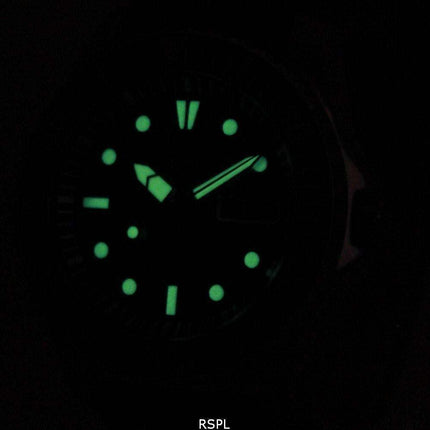 Orologio da uomo con quadrante automatico sportivo Seiko 5 in pelle marrone SNZF17K1-LS1