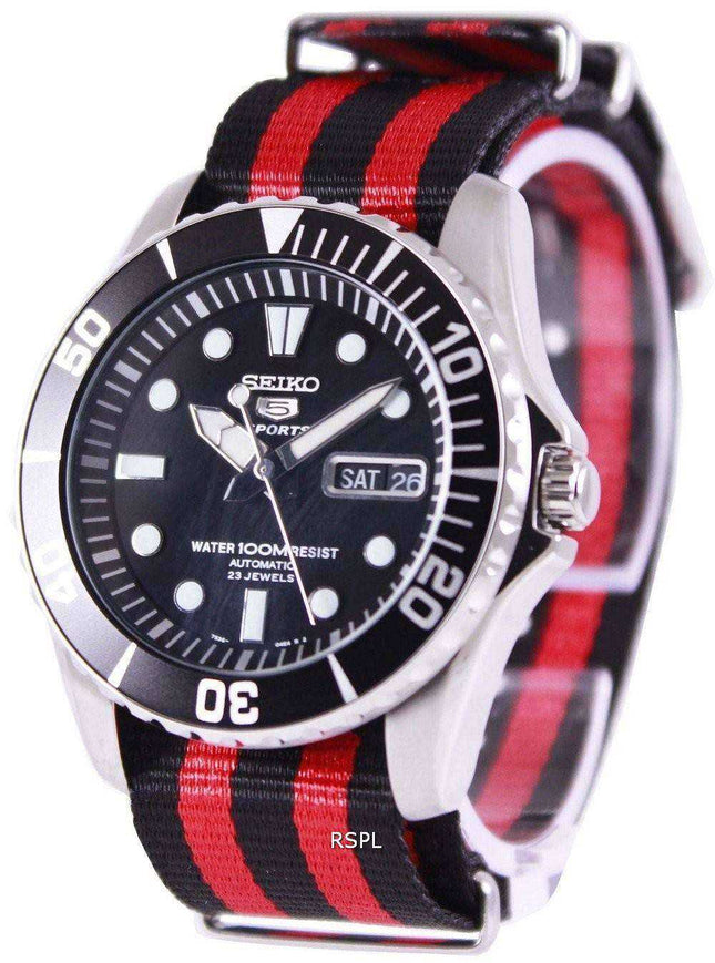 Orologio da uomo automatico Seiko 5 Strap NATO SNZF17K1-NATO3