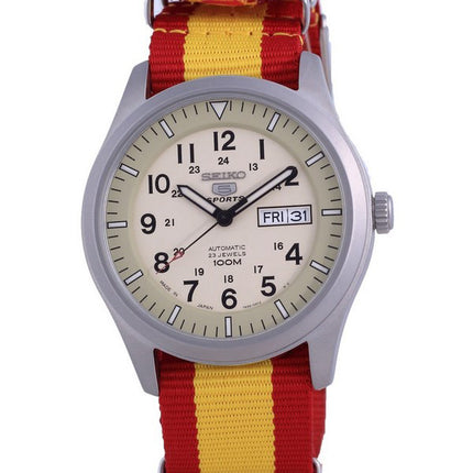 Seiko 5 Sports Military Automatic Japan Made SNZG07J1-var-NATO29 100M Orologio da uomo