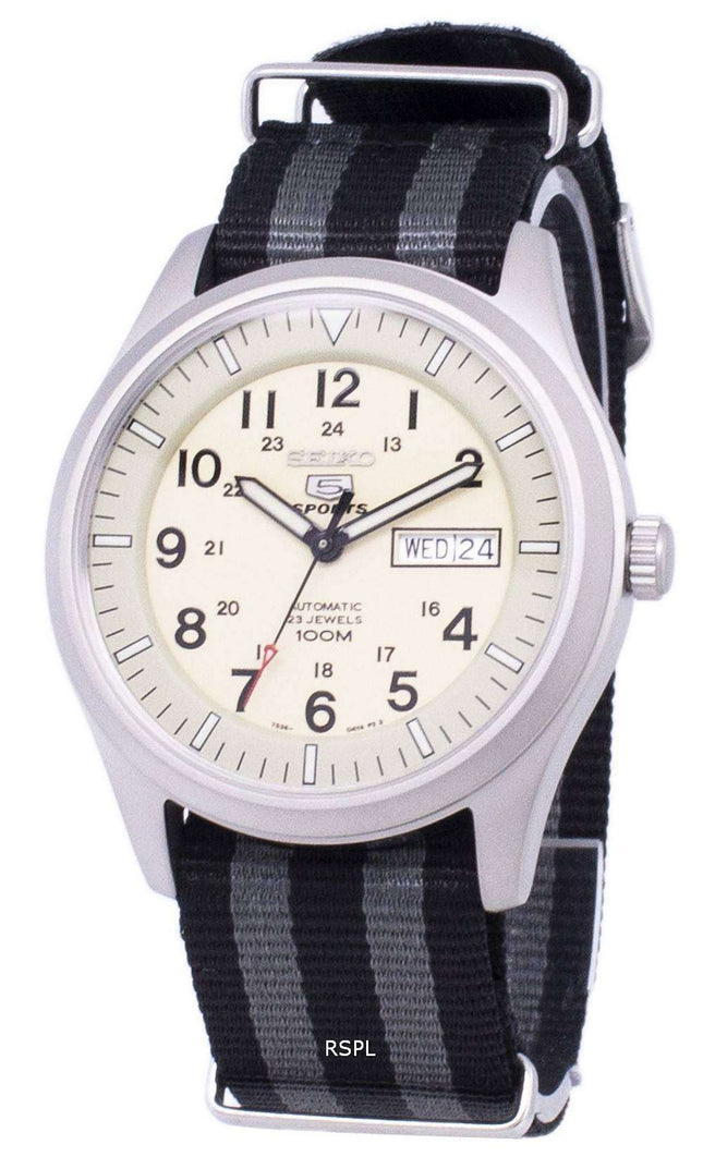 Orologio da uomo automatico Seiko 5 Sports Nato Strap SNZG07K1-NATO1