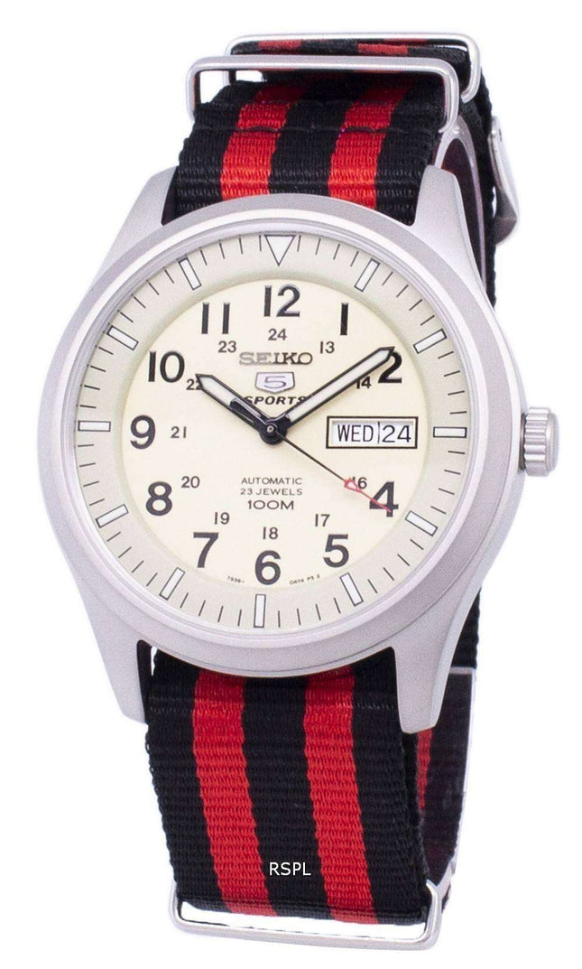 Orologio da uomo automatico Seiko 5 Sports Nato Strap SNZG07K1-NATO3